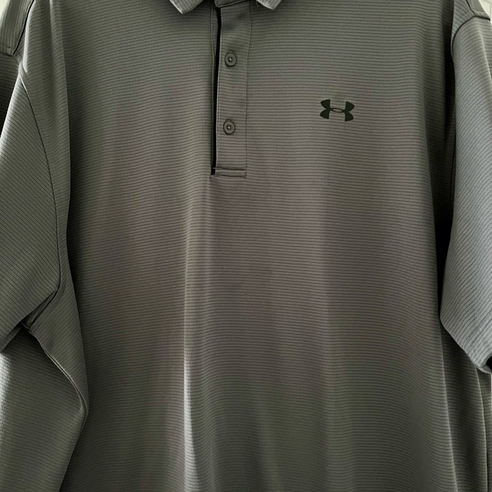 Under Armour Men's 3XL Dark Gray Polo Shirt